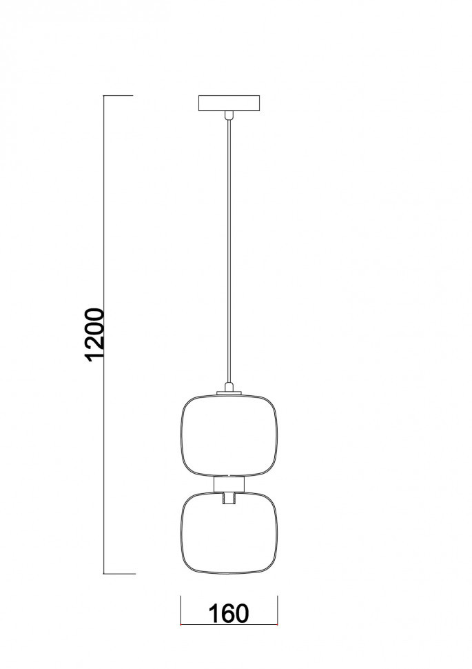 Подвесной светильник Freya FR5215PL-01BS