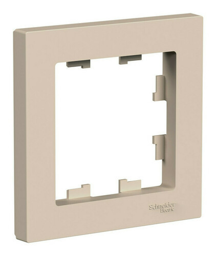 ATN001201 Рамка Systeme Electric Atlas Design на 1 пост песочный