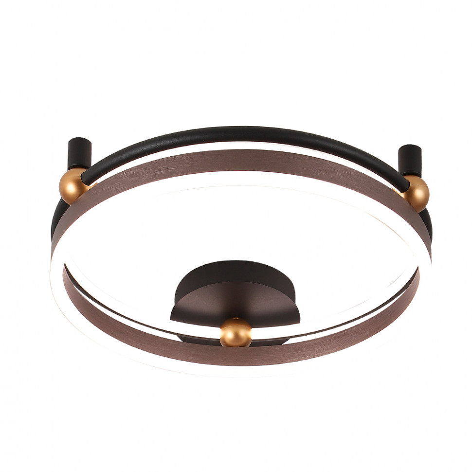 Потолочный светильник Crystal Lux FERNANDO PL48W LED COFFEE/BLACK