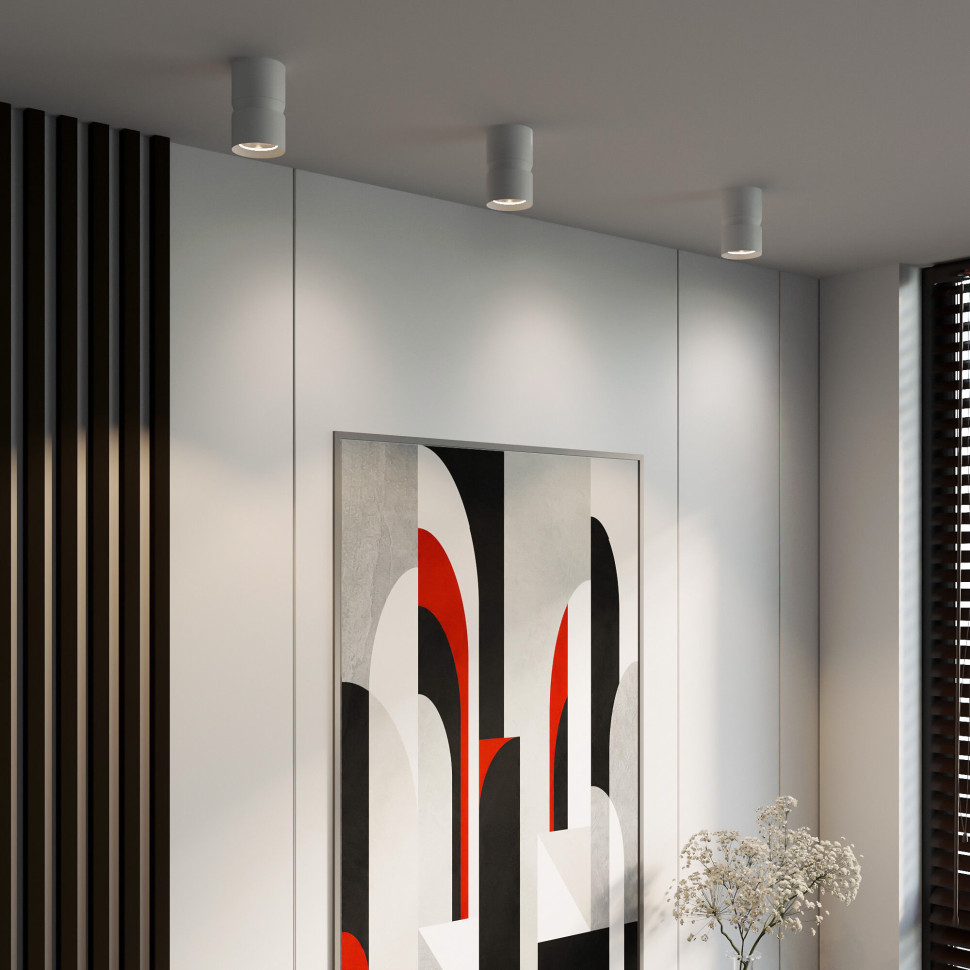 Светильник потолочный светодиодный 12W 4000К чёрный 25049/LED