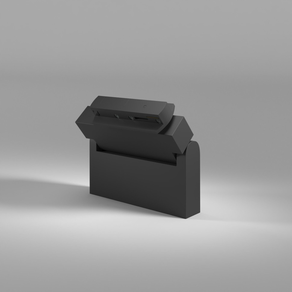 Трековый светодиодный светильник для однофазного шинопровода Garda черный 10 Вт 4200K 85017/01