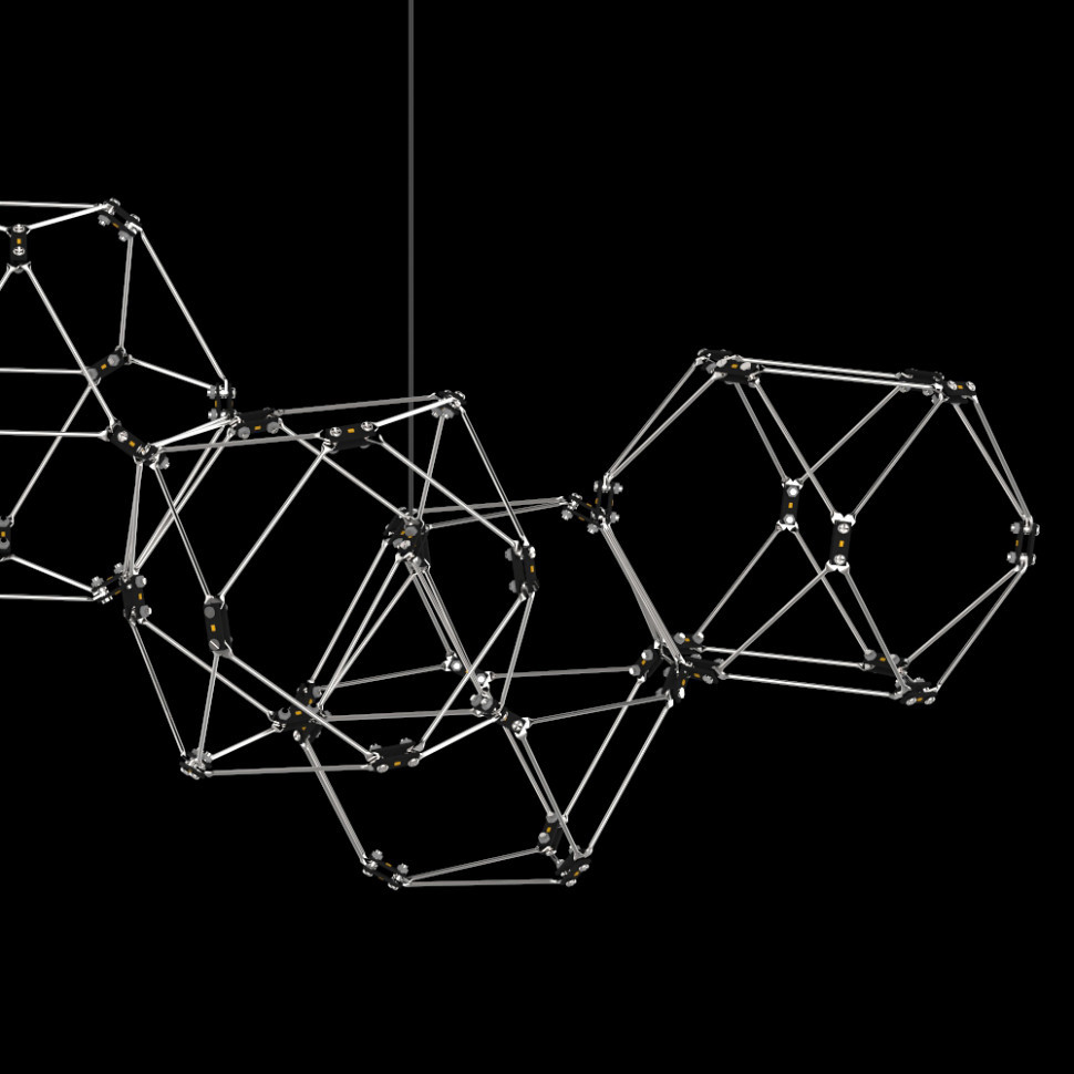 Подвесной светильник Delight Collection Lucciola MD18001068-14A chrome