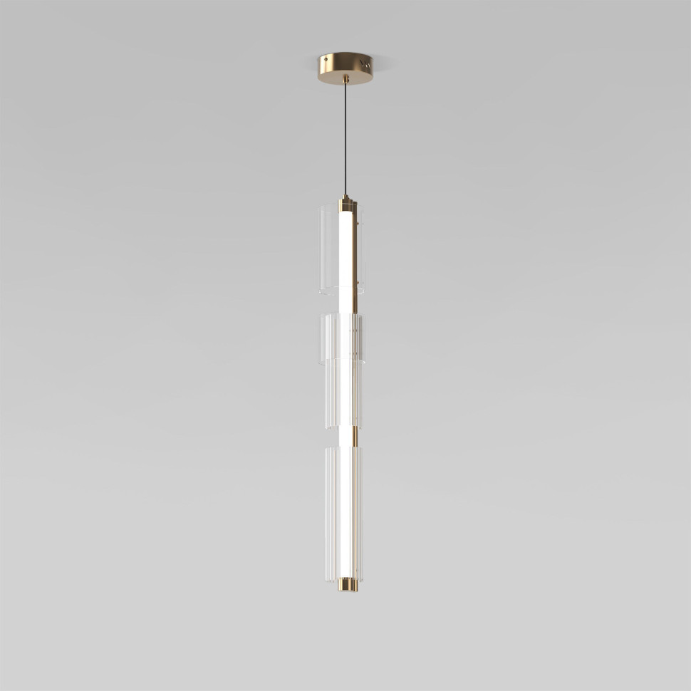 Светодиодный подвесной светильник с регулировкой цветовой температуры 2700/3000/4200 К 304071 LED латунь