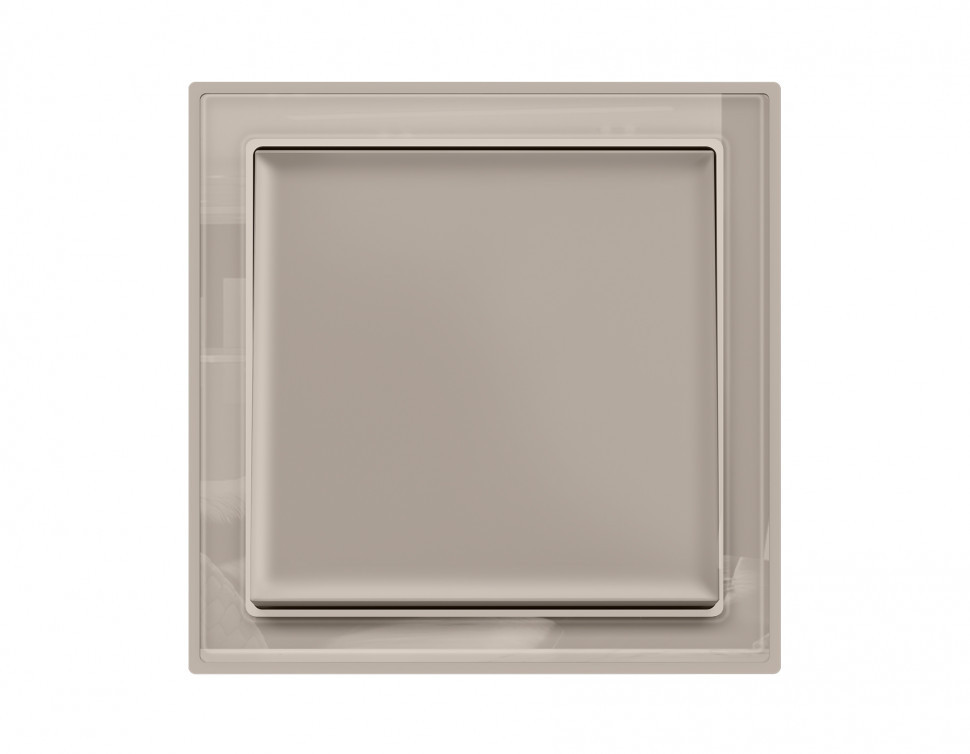 SF350381 Рамка SIGMA Briz (Серо-бежевый Стекло закаленное натуральное) 1-ая
