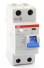 Устройство защитного отключения (УЗО) ABB F202 A S-63/0.3 Тип-A  2P 63A 300мА селективный 2CSF202201R3630