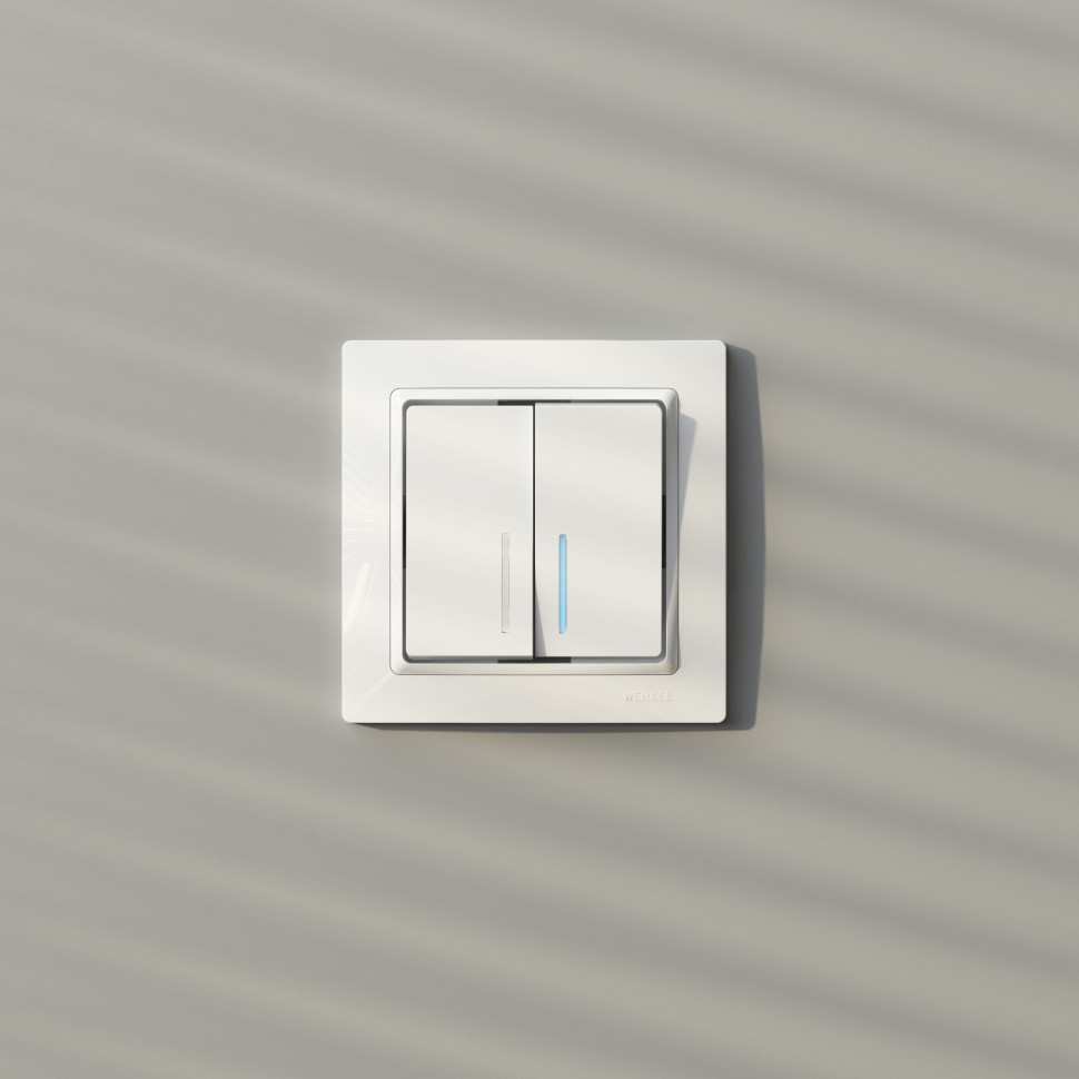 Рамка из поликарбоната на 1 пост Snabb Basic белый W0012001