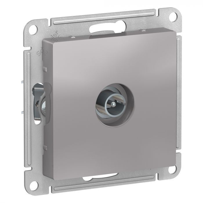 Розетка TV Systeme Electric Atlas Design алюминий ATN000393