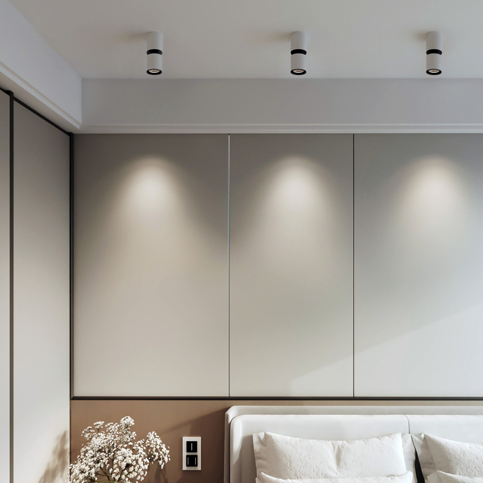 Светильник потолочный светодиодный 12W 4000К чёрный 25048/LED