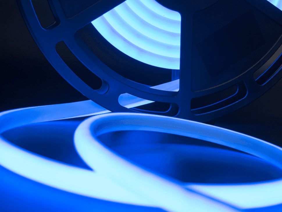  SWG PRO Термостойкая cветодиодная лента SMD 2835, 180 LED/м, 12 Вт/м, 24В , IP68, Цвет: Синий, NE8180-24-12-B-68