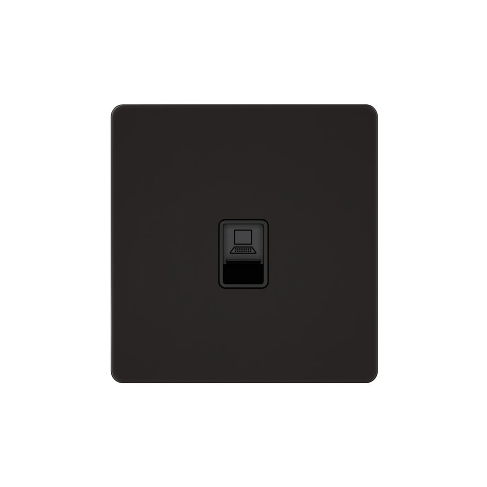 Systeme Infinity, Розетка информационная С/У RJ-45 кат.6, Полярная ночь