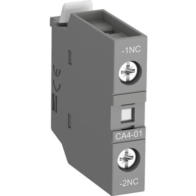 Блок контактный CA4-01 (1НЗ) фронтальный для контакторов AF09-AF96 реле NF22E-NF40E ABB 1SBN010110R1001
