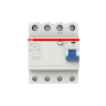 Устройство защитного отключения (УЗО) ABB F204 AC-80/0.03 Тип-AC 4P 80A 30мА 2CSF204001R1800