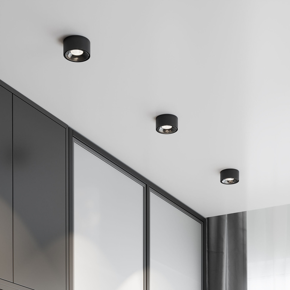Светильник встраиваемый светодиодный Glam белый/черный 25095/LED