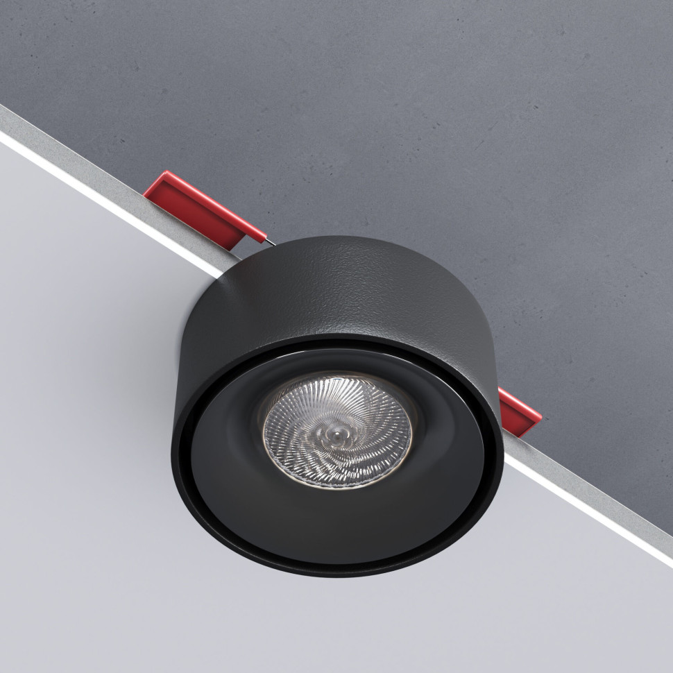 Светильник встраиваемый светодиодный Glam белый/черный 25095/LED