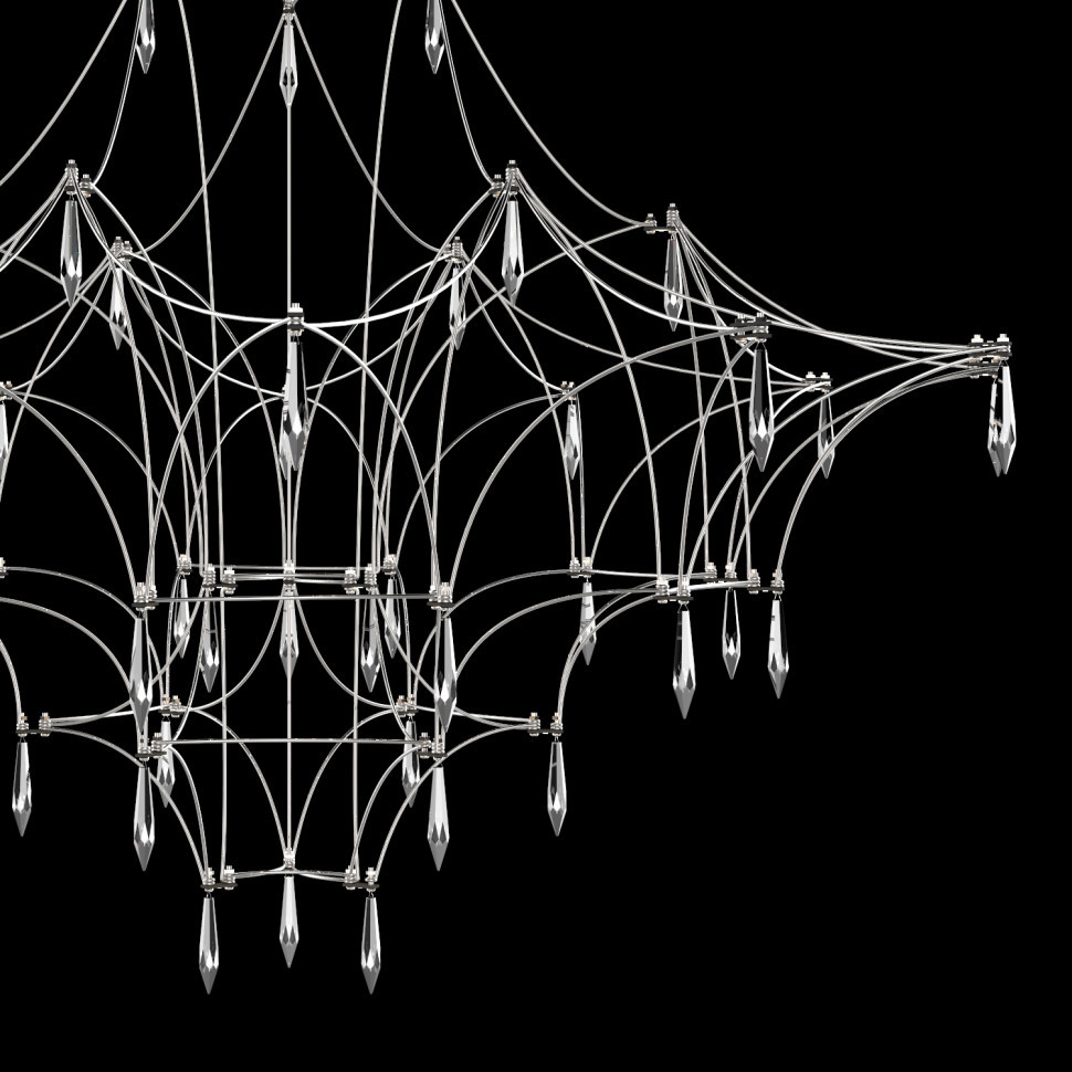 Подвесной светильник Delight Collection Lucciola MD18001068-1E chrome