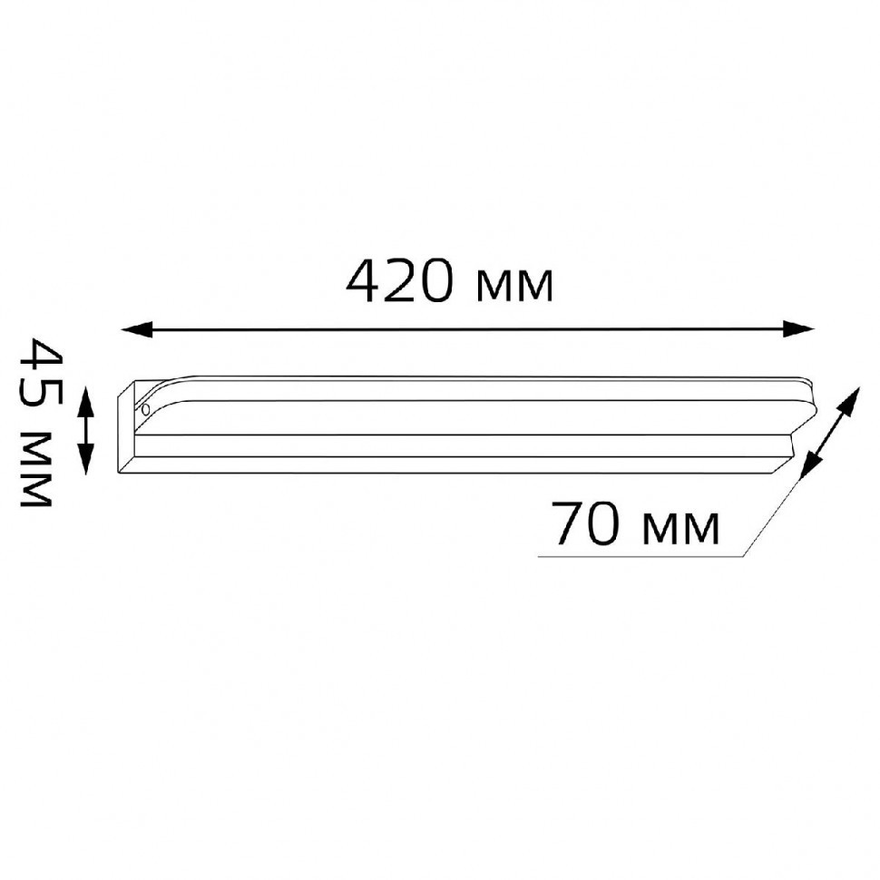 Настенный светильник Gauss Venera BR003