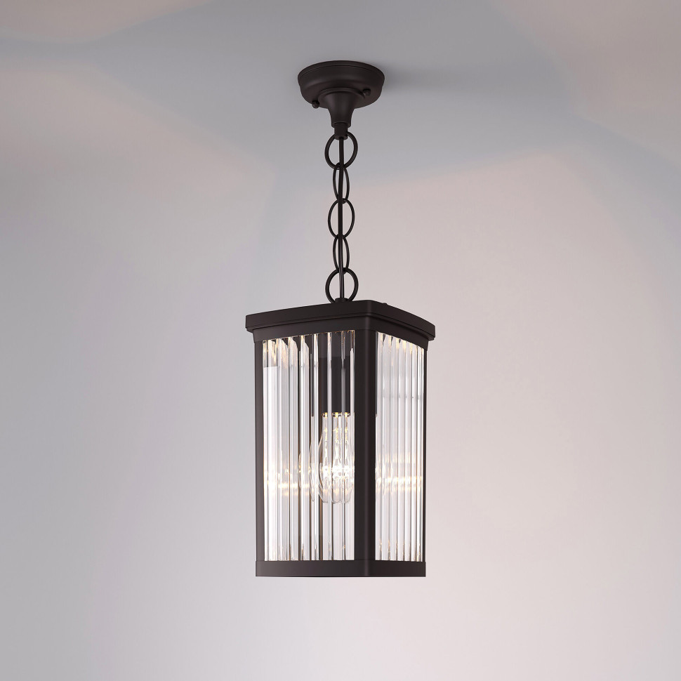 Подвесной уличный светильник Lame H кофе IP33 GL 1006H