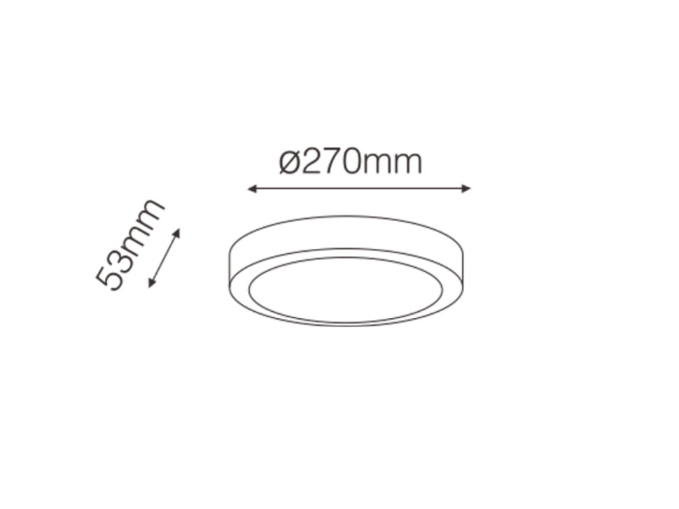  NEKO Светильник светодиодный CLIF, CLIF-830A125F-DN