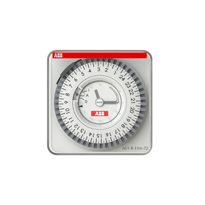 Суточное реле времени AD1-R-15m-72 (AT72e, AT72e-R) ABB 2CSM208131R1000