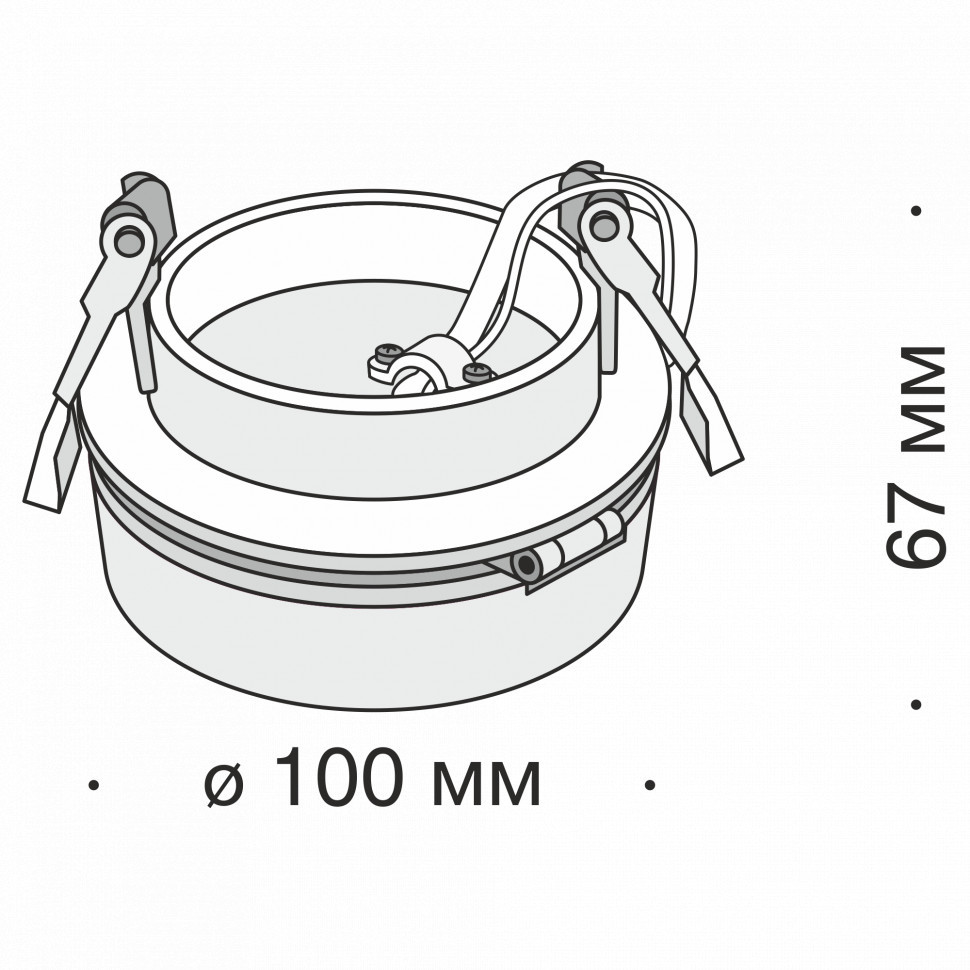 Встраиваемый светильник Technical DL2003-L12W