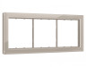 SF350383 Рамка SIGMA Briz (Серо-бежевый Стекло закаленное натуральное) 3-ая