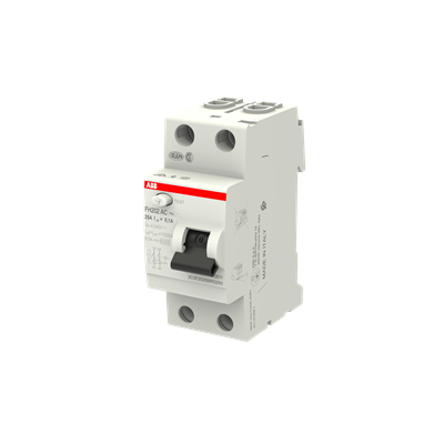 Устройство защитного отключения (УЗО) ABB FH202 AC-25/0.1 Тип-AС 2P 25A 100мА 2CSF202006R2250
