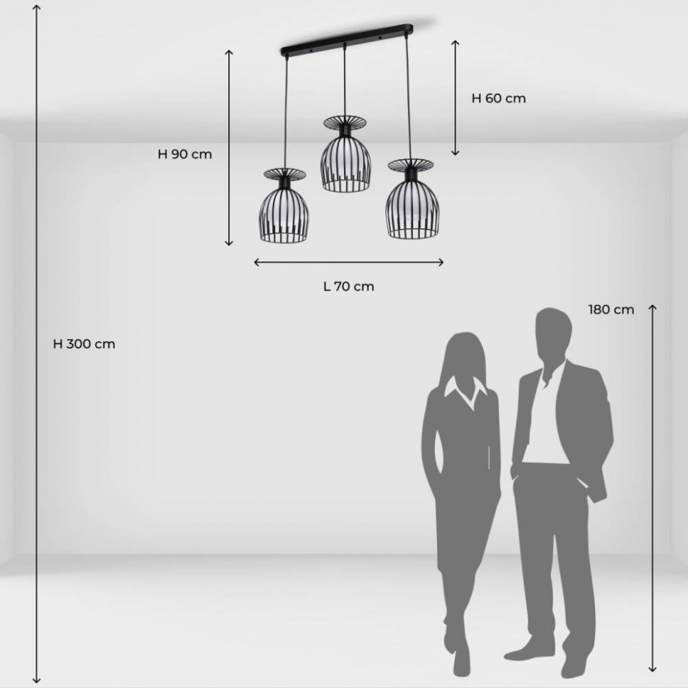 Подвесной светильник De Markt City Лоск 354018503