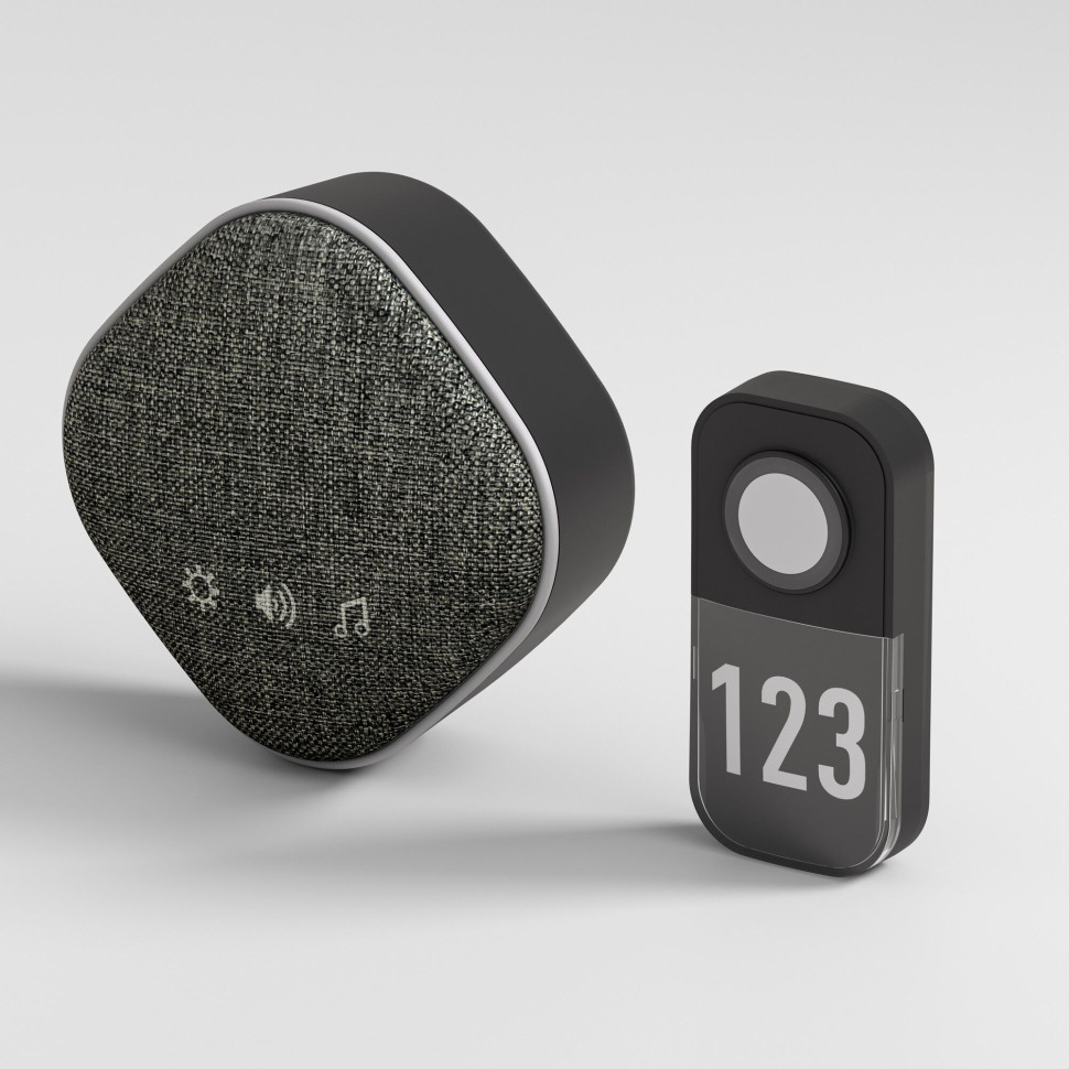 Звонок беспроводной 36M IP20 DBQ29M WL черный