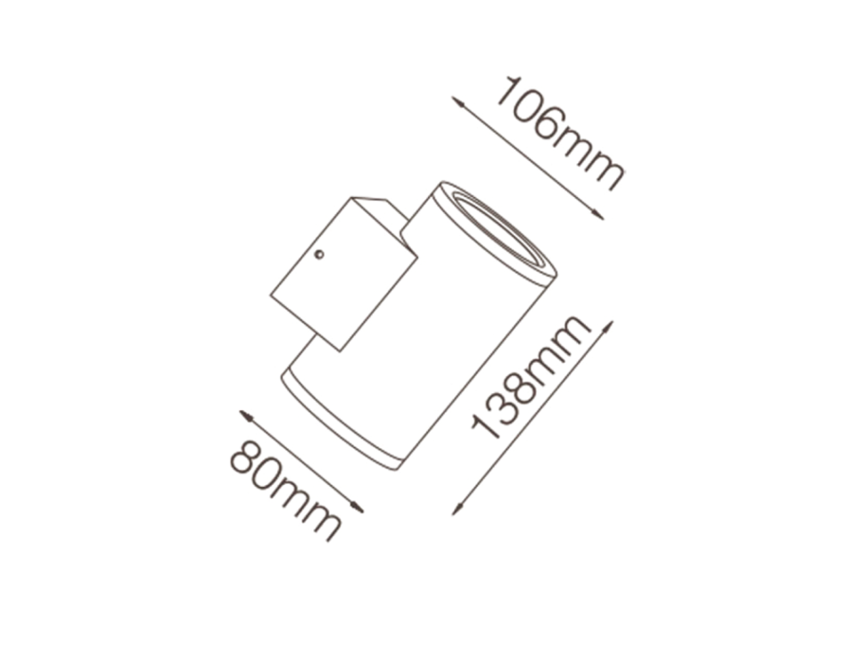  NEKO Светильник ландшафтный,серый, CAMD-8304512F-DN