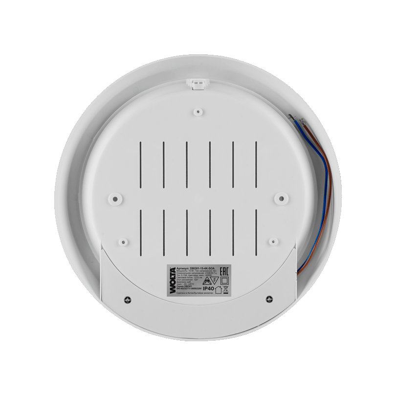 Настенно-потолочный светильник Wolta DBO01-15-4K-SOA