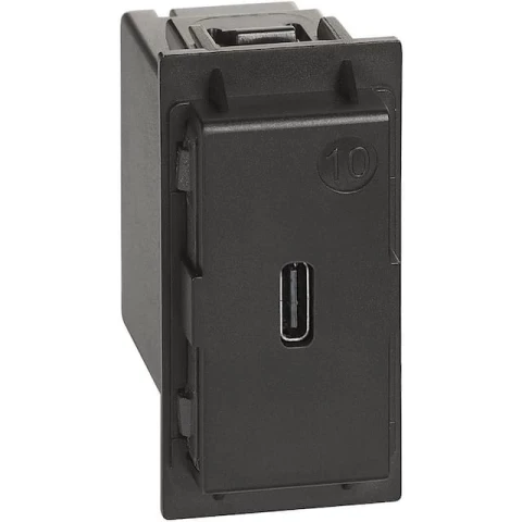 Механизм зарядного устройства USB тип - С 1500мА 1 модуль. Bticino серия Living Now. K4286C1 