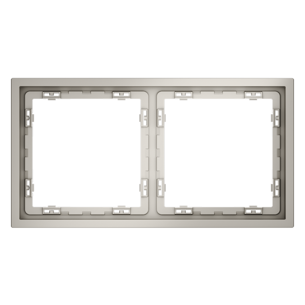 Рамка пластиковая VOLTUM S70 на 2 поста, (кашемир)