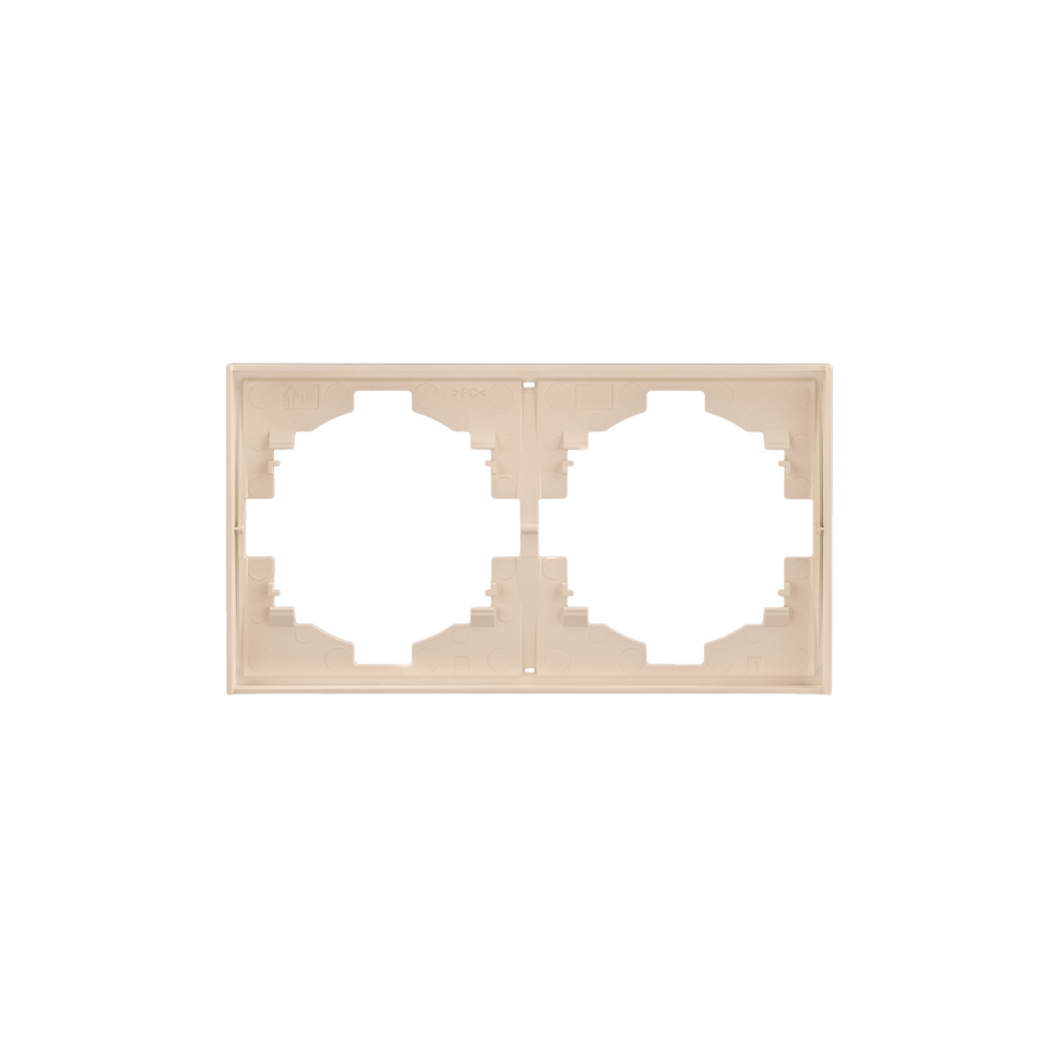 KRANZ Рамка STRONG 2-постовая шелк KR-78-0752-8