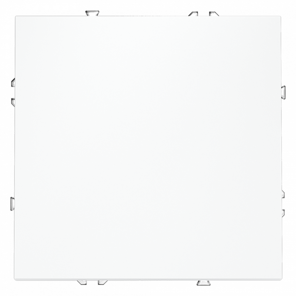 Выключатель с самовозвратом встраиваемый VOLTUM S70 одноклавишный 10А, (белый матовый)