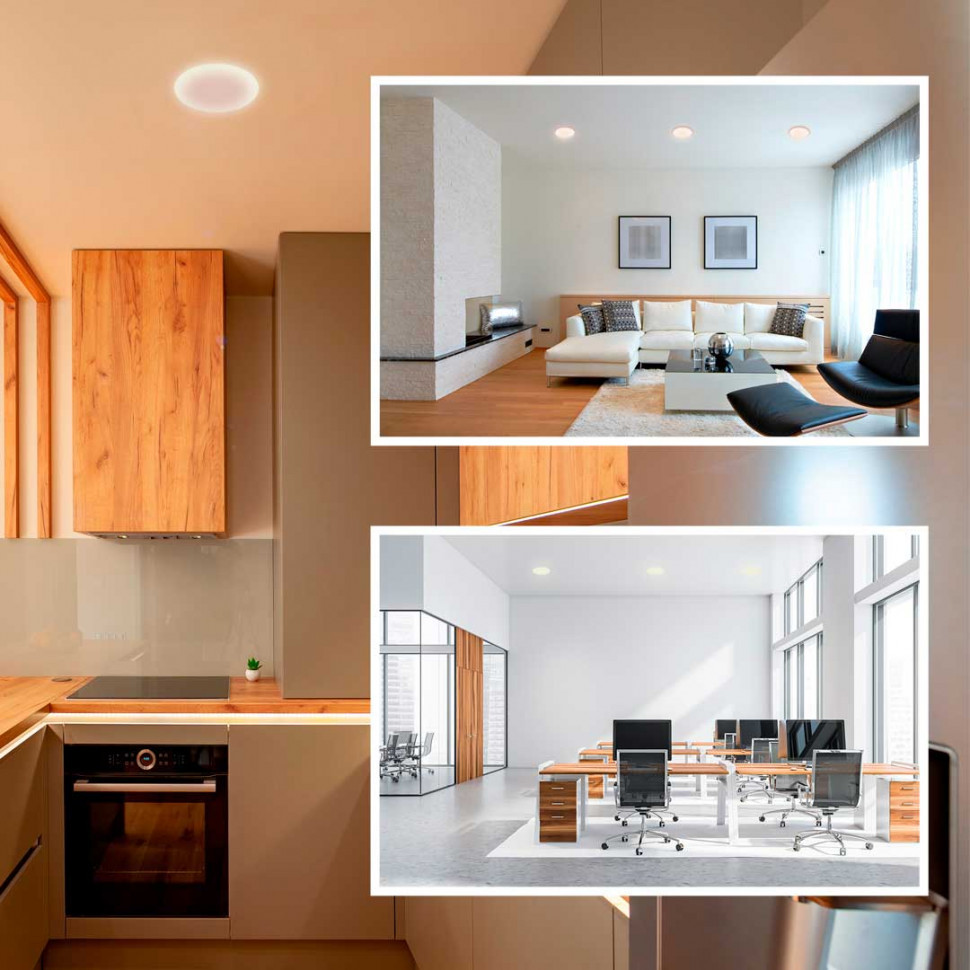 Встраиваемая светодиодная панель безрамочная Apeyron FLP 06-108