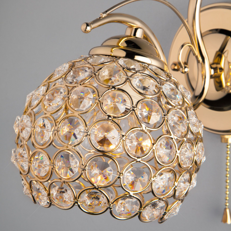 Бра с плафоном 7777/1 золото