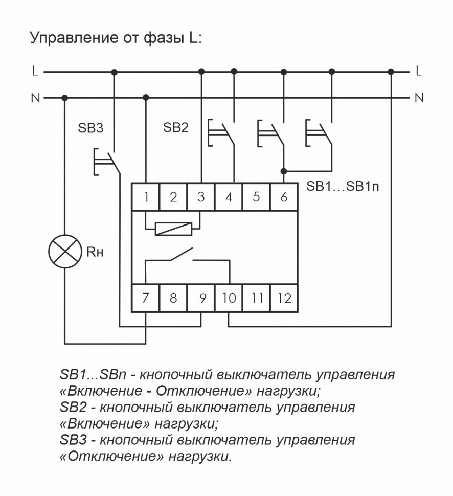 Реле импульсный (бистабильный) BIS-412i