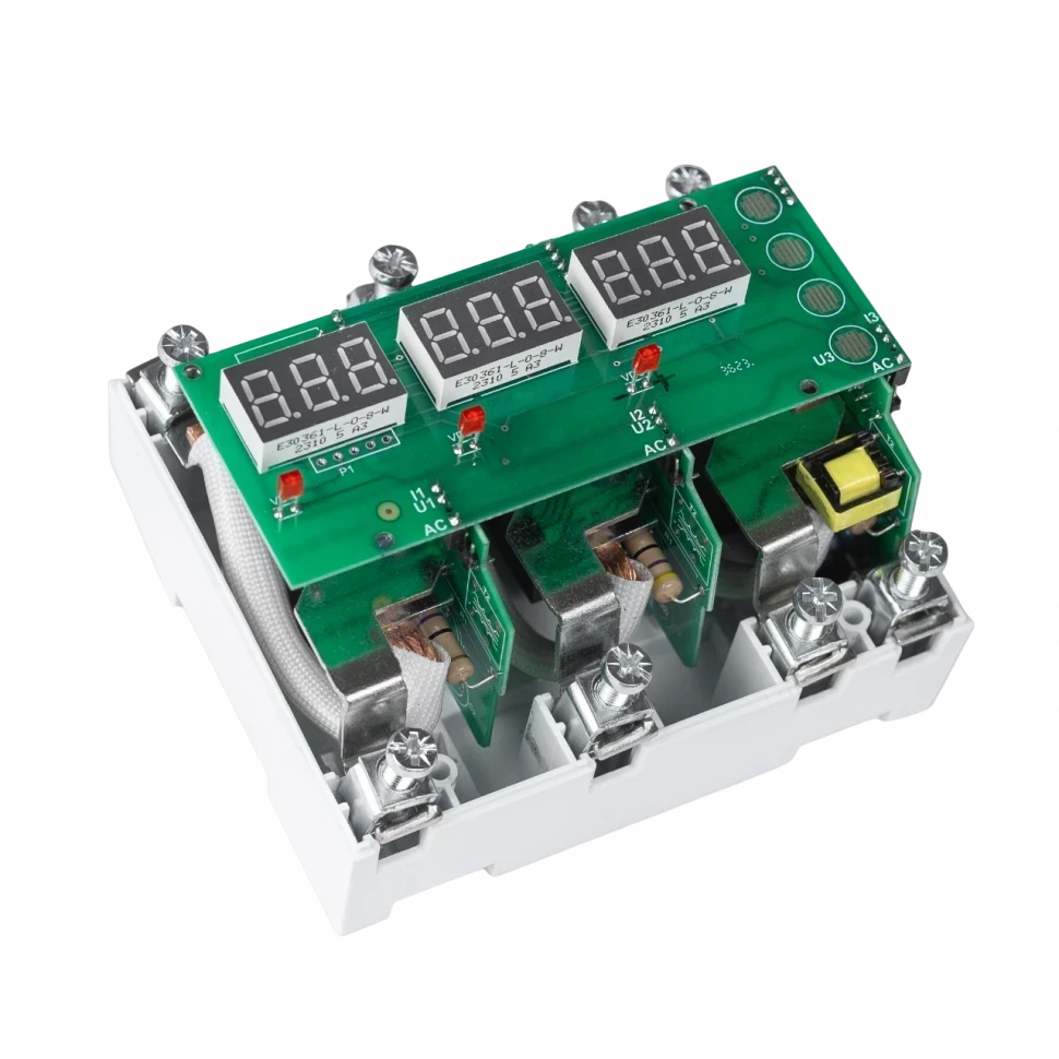 Реле напряжения трёхфазное 40A ROSTOKELECTRO (DigiTop) RE V3F-40A