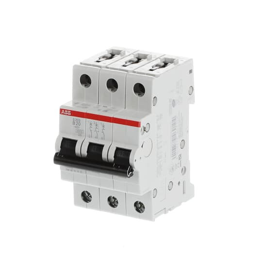 Автоматический выключатель ABB S203-B20 3P 6kA 20А 2CDS253001R0205