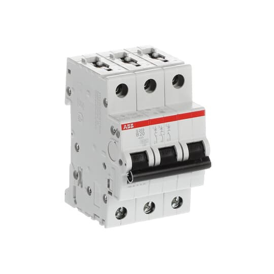 Автоматический выключатель ABB S203-B20 3P 6kA 20А 2CDS253001R0205