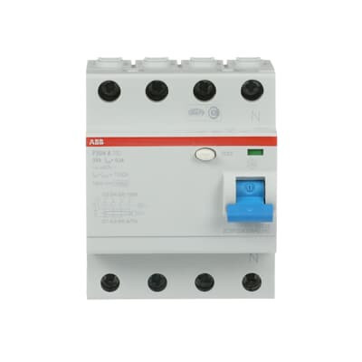 Устройство защитного отключения (УЗО) ABB F204 A-40/0.1 Тип-A  4P 40A 100мА 2CSF204101R2400