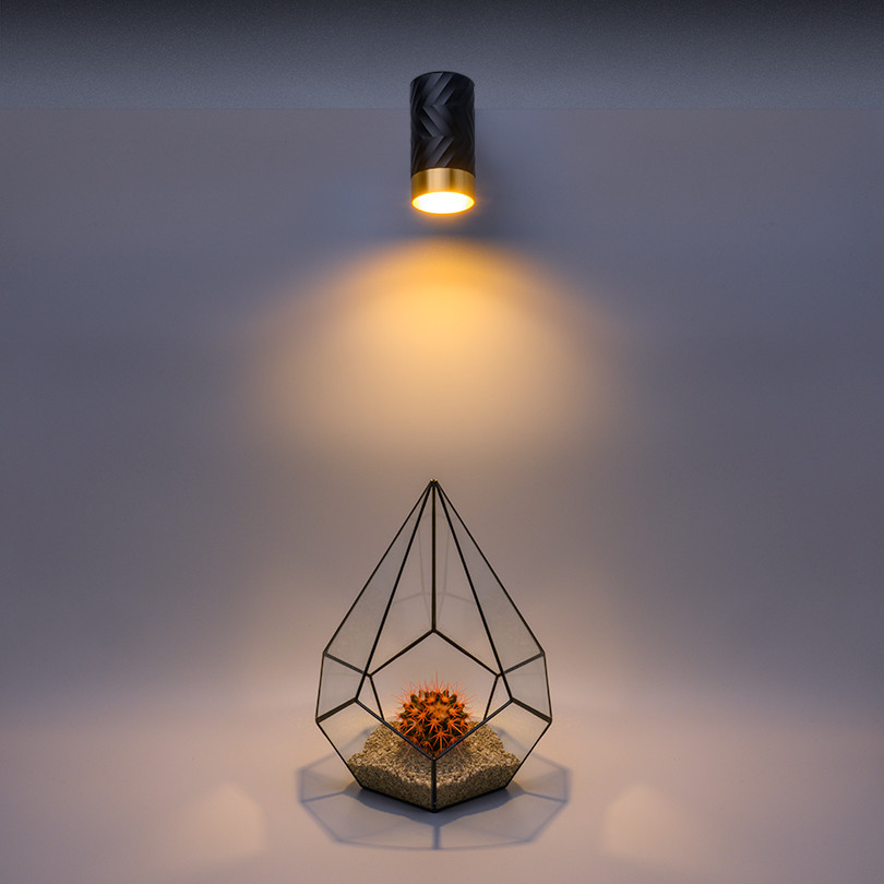 Накладной светильник Wolta Linea WSL-GU10/09BG