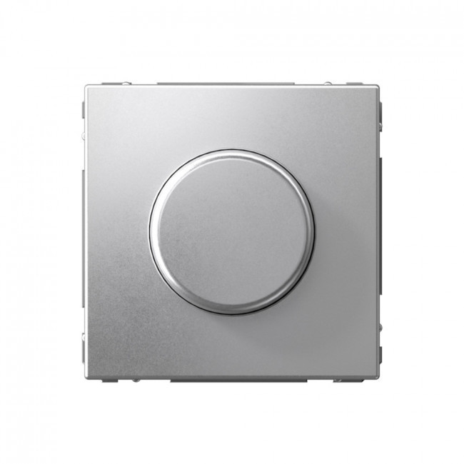 Светорегулятор (диммер) поворотно-нажимной LED, RC, 400 Вт Schneider Electric Art Gallery Алюминий GAL000323