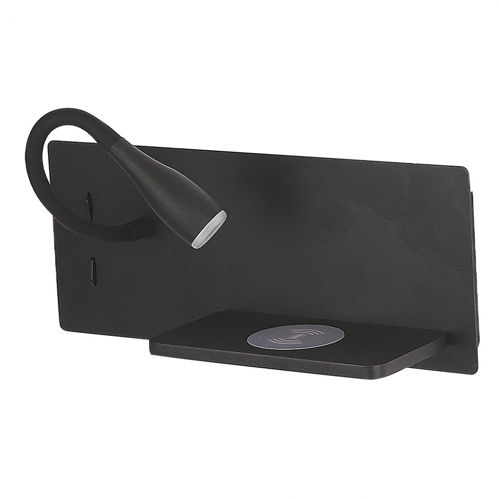 Настенный светильник Crystal Lux CLT 217W Qi+USB BL