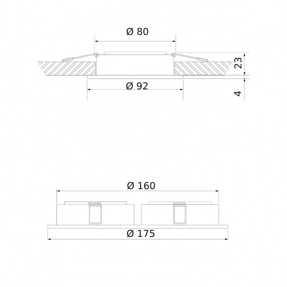 Встраиваемый светильник Elektrostandard 1091/2 MR16 белый 4690389148521