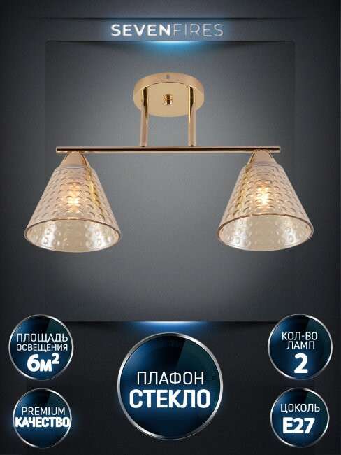 Потолочный светильник Seven Fires Fabius SF3391/2C-FGD-CL