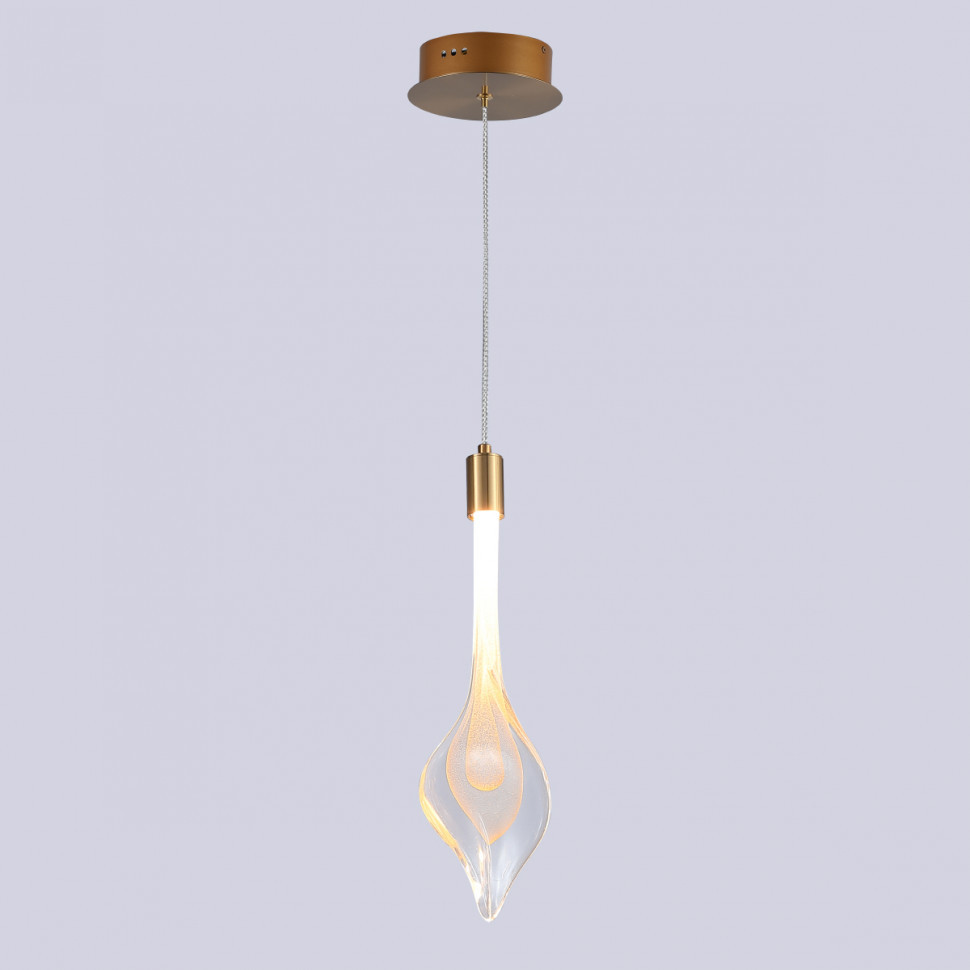 Подвесной светильник Delight Collection P98066-1 antique brass