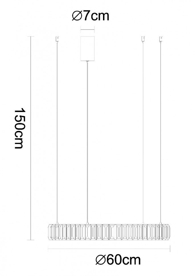 Подвесной светильник Divinare Barbara 1137/02 SP-28
