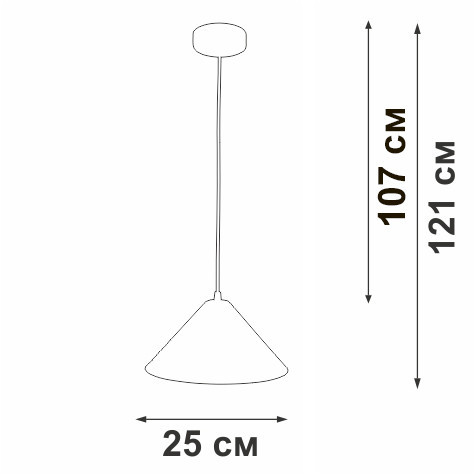 Подвесной светильник Vitaluce V29250-1/1S
