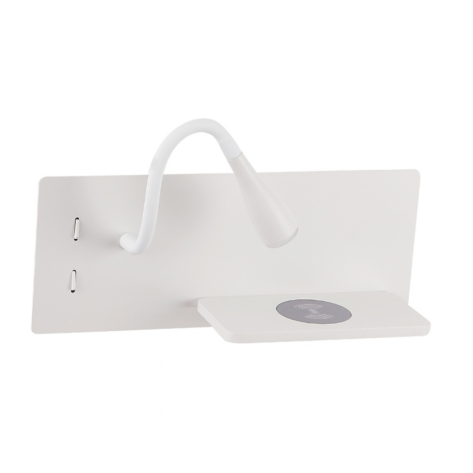 Настенный светильник Crystal Lux CLT 217W Qi+USB WH